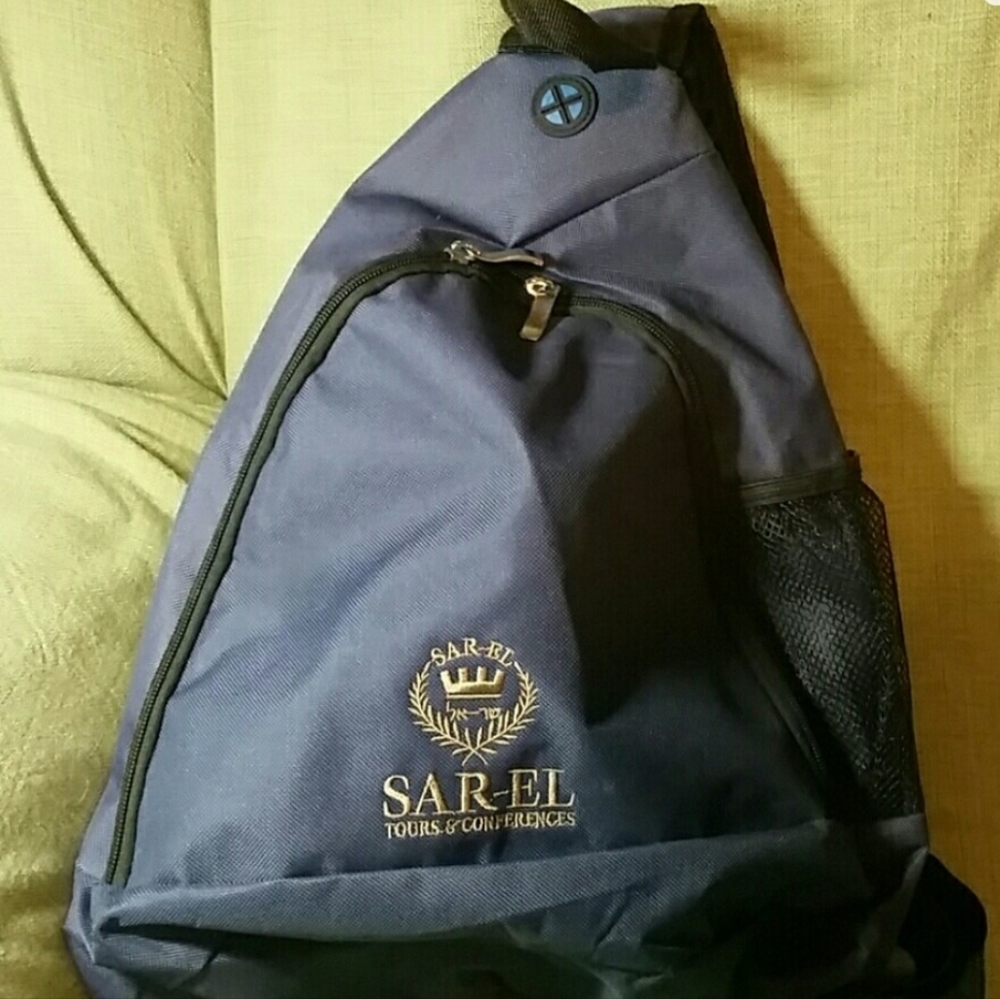 Blue Sling Bag